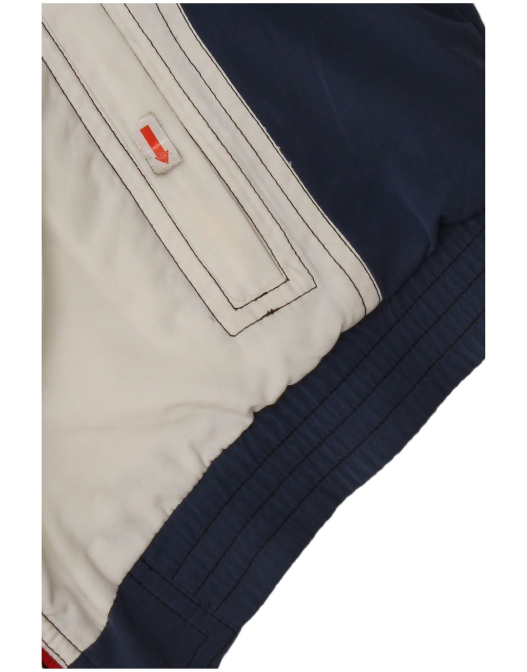 Męska kurtka dresowa LOTTO UK 36/38 Mały biały poliester w blokach kolorów