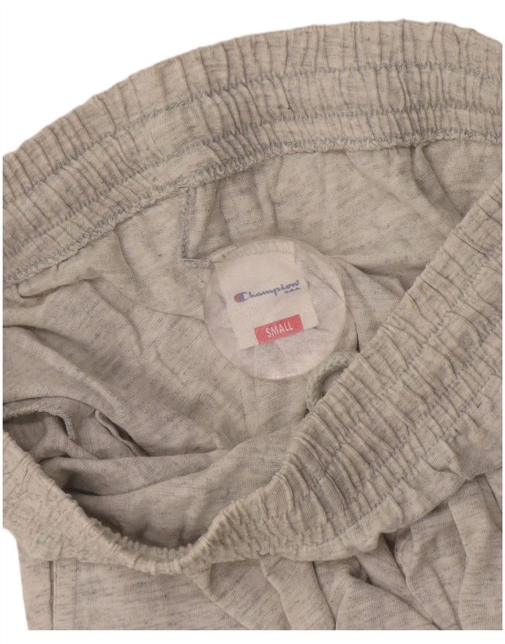 Męskie spodnie dresowe Champion, małe, szare, bawełniane w plamki