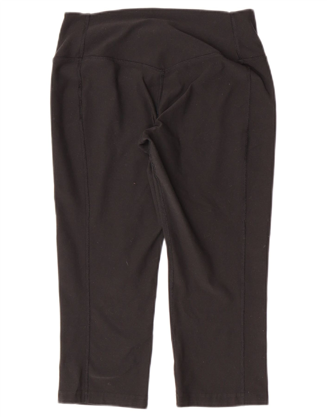 Damskie spodnie dresowe Nike Dri Fit Capri UK 8, małe, czarne, poliestrowe