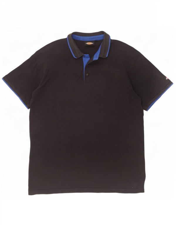 Męska koszulka polo Dickies 2XL, czarna bawełna
