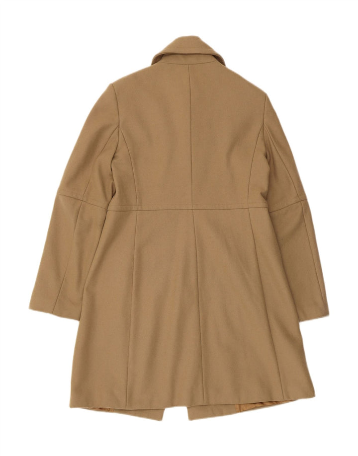 BENETTON Womens Overcoat IT 46 Large Beige Wool Vintage Benetton and Second-Hand Benetton from Messina Hembry 