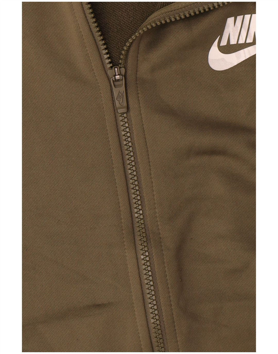 Chłopięca kurtka dresowa Nike 13-14 lat XL, khaki, poliester z blokami kolorów
