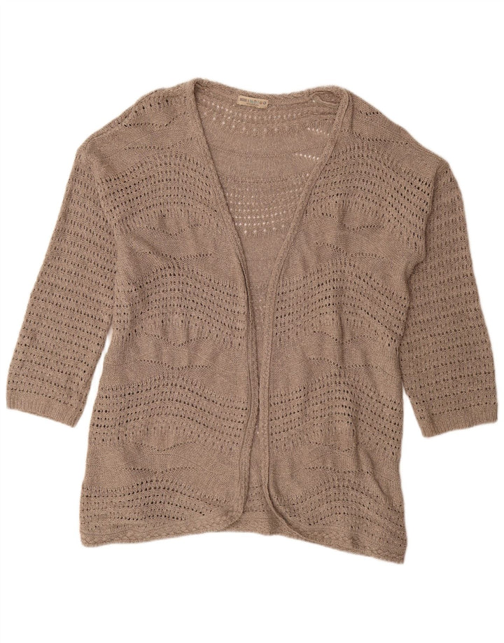 Marks & Spencer Damski sweter rozpinany UK 20 2XL Beżowy poliester