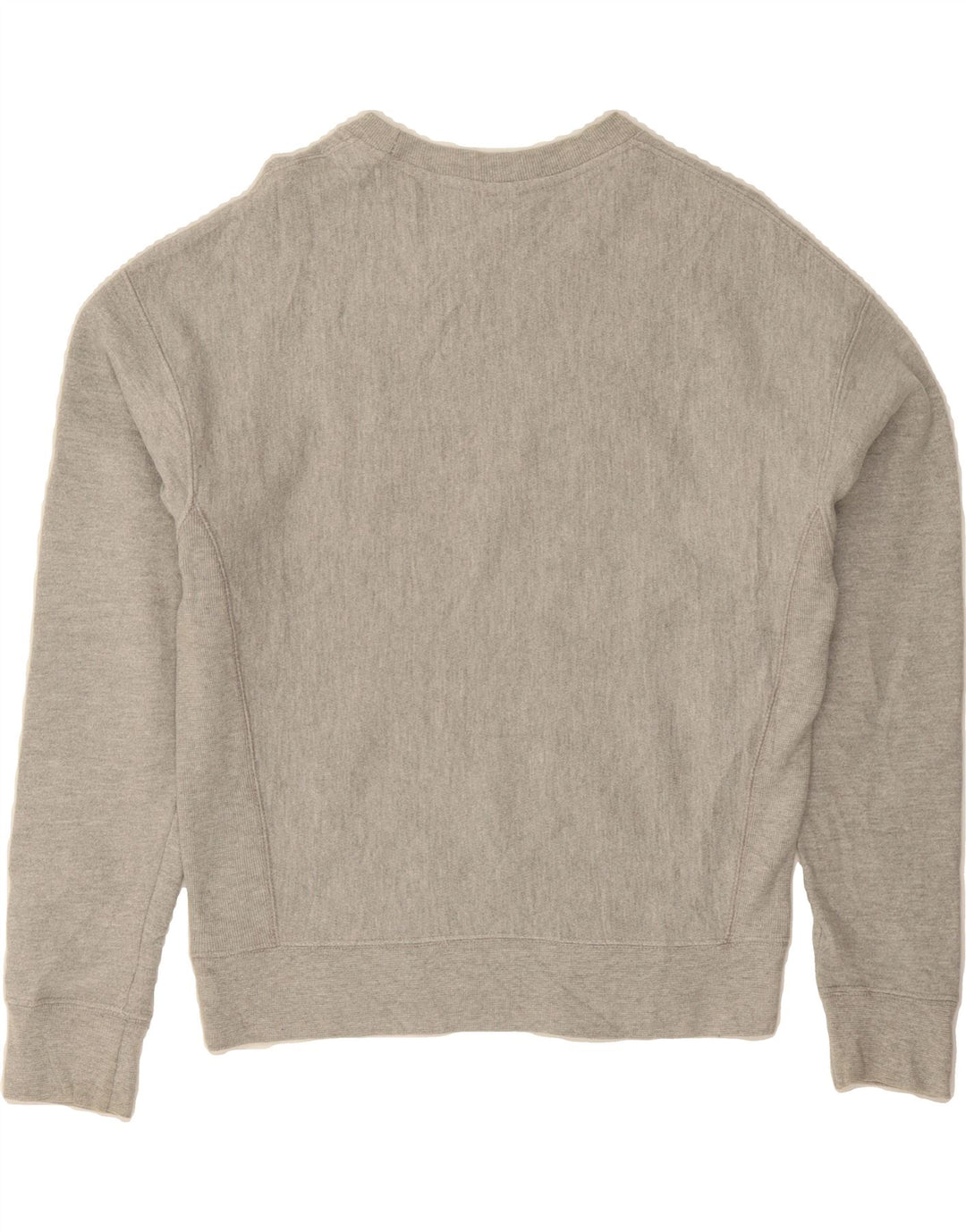 CHAMPION Womens Graphic Sweatshirt Jumper UK 14 Medium Grey Cotton Vintage Champion and Second-Hand Champion from Messina Hembry 