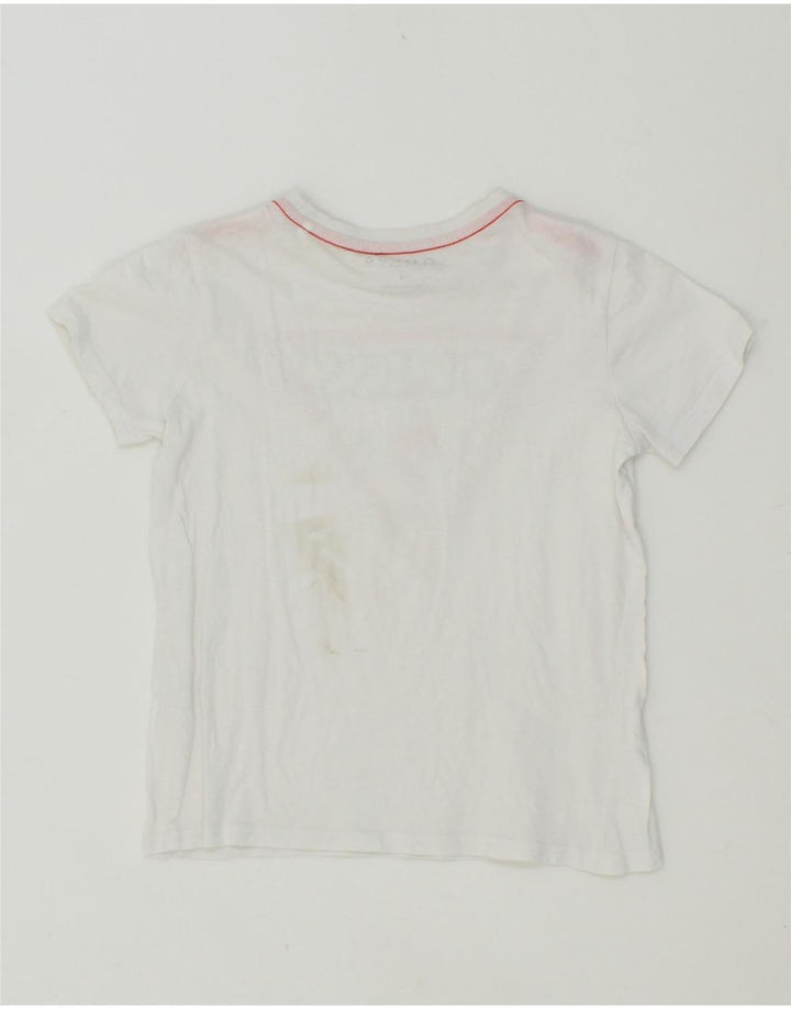 GUESS Girls Graphic T-Shirt Top 7-8 Years White Vintage Guess and Second-Hand Guess from Messina Hembry 