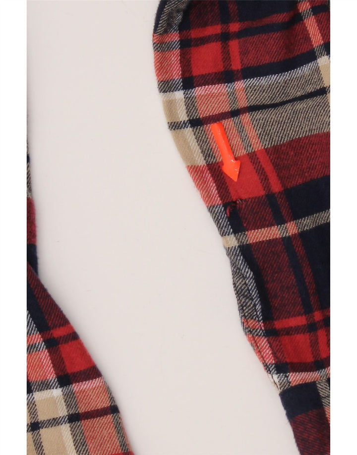 Koszula flanelowa męska Jack & Jones XL, bawełniana, granatowa w kratę
