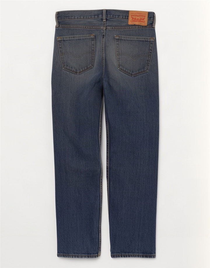Męskie jeansy Levi's 505 Straight W33 L30 Niebieskie bawełniane