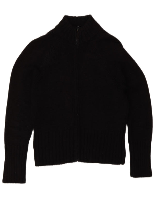 Marks & Spencer Damski sweter kardigan UK 14 Średni czarny akryl