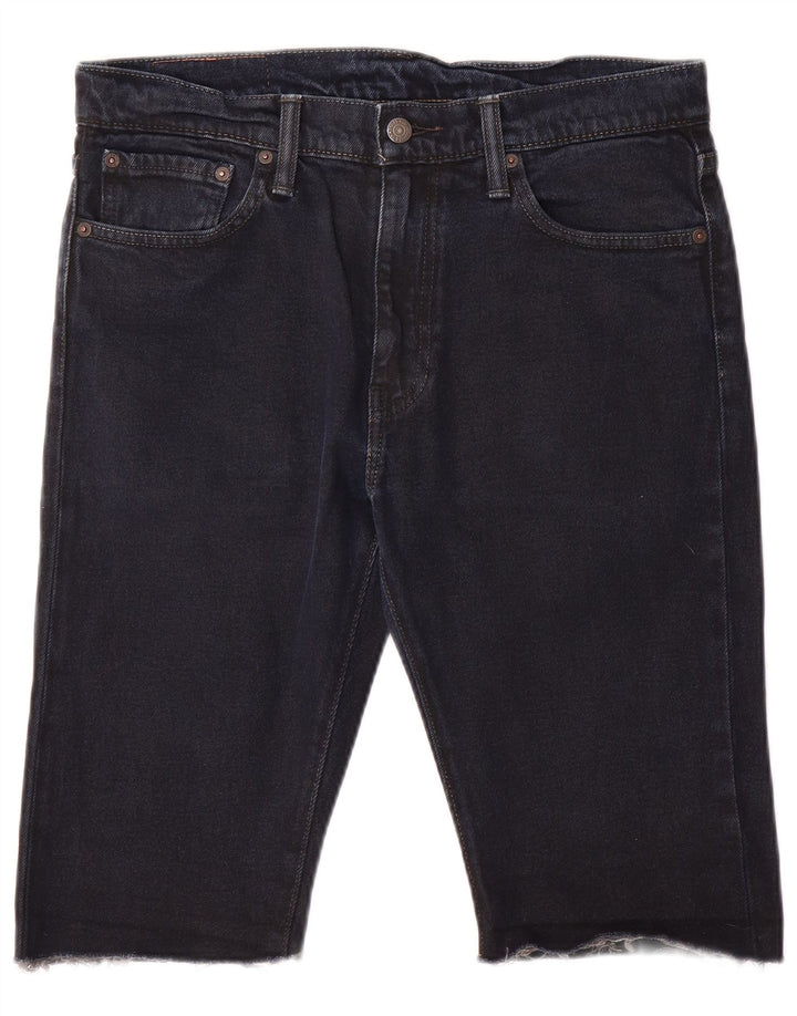 Męskie spodenki jeansowe Levi's 510 W33 Średni granatowy, bawełniany