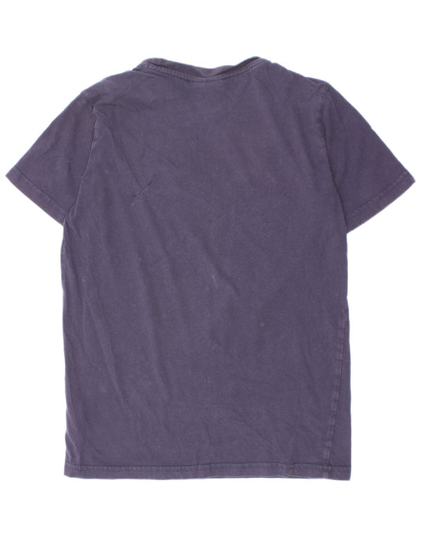Chłopięcy T-shirt z grafiką Champion, rozmiar 11-12 lat, duży, granatowy, bawełniany