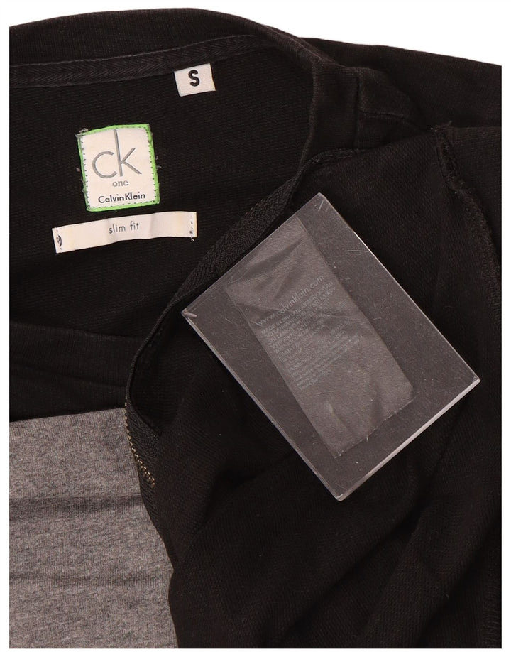 Damski sweter slim fit CALVIN KLEIN UK 10 Small Black