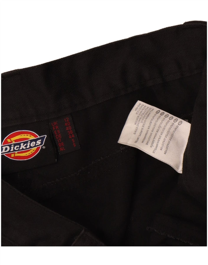 Spodnie damskie Dickies Straight Cargo UK 12 Medium W36 L31 Czarny poliester