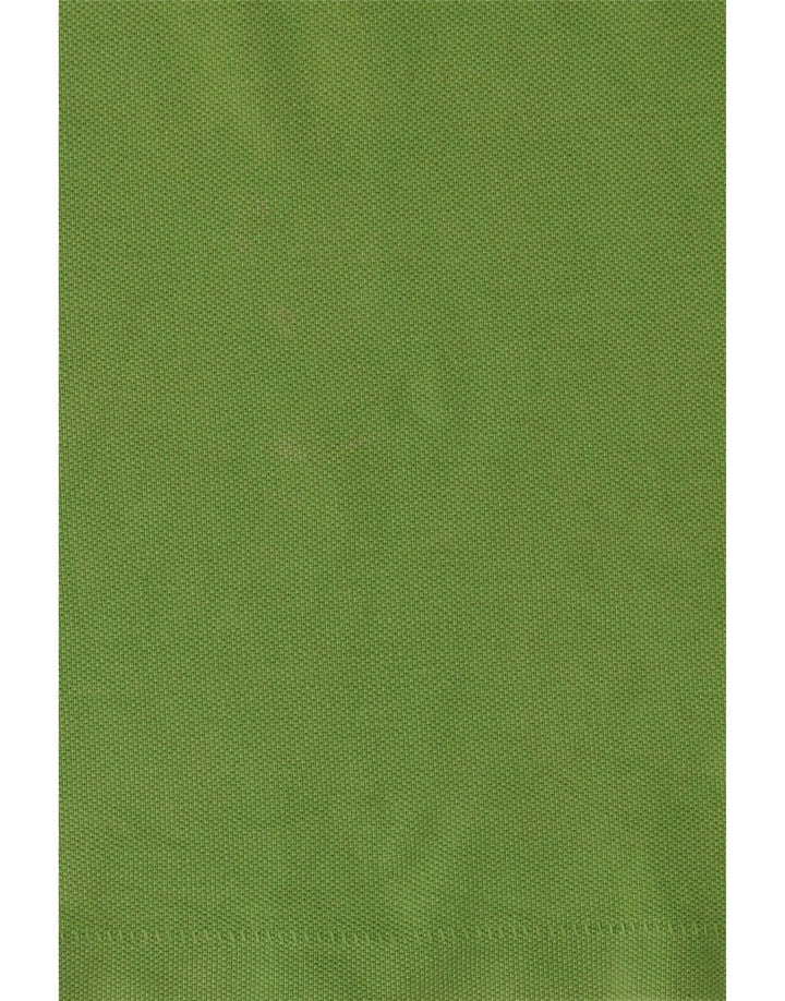Męska koszulka polo Blauer, mała, zielona, bawełniana
