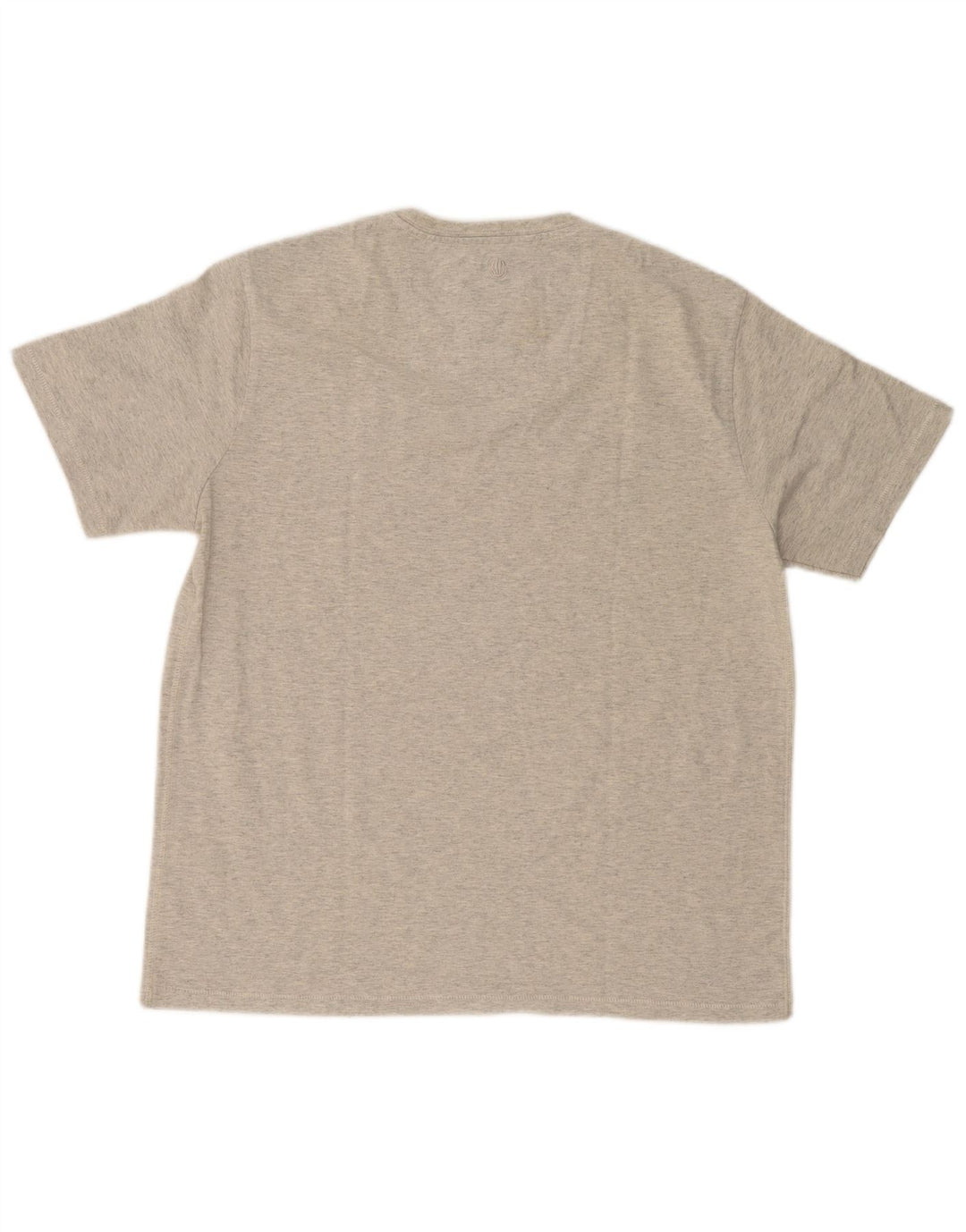 Męska koszulka z grafiką FAT FACE, duża, szara, nakrapiana bawełna