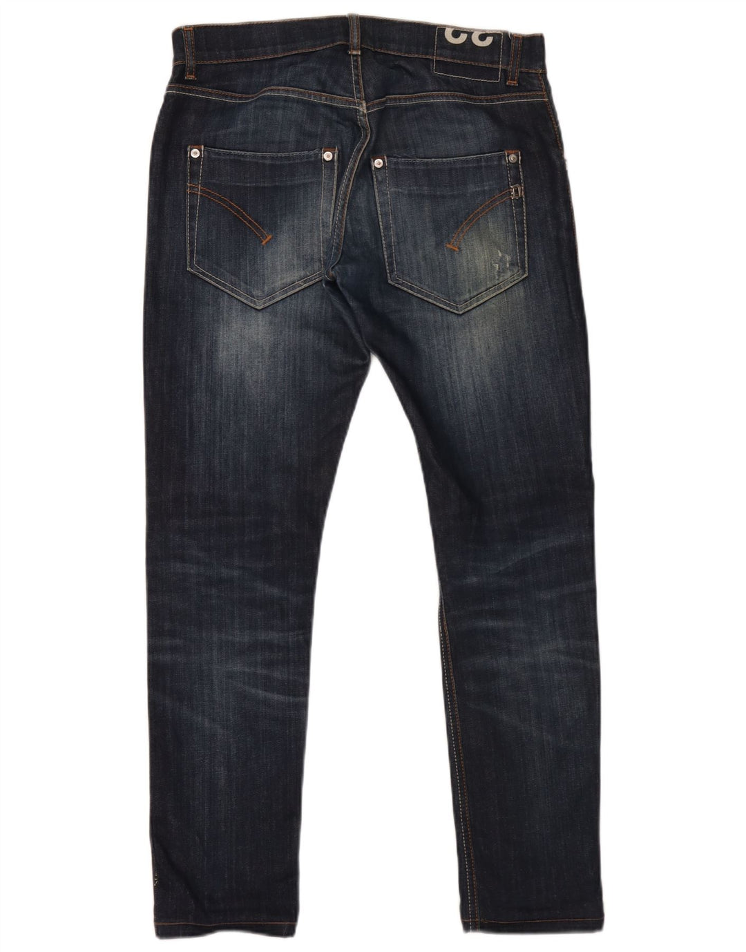 Dondup Męskie Sam Skinny Jeans W32 L29 Granatowa bawełna