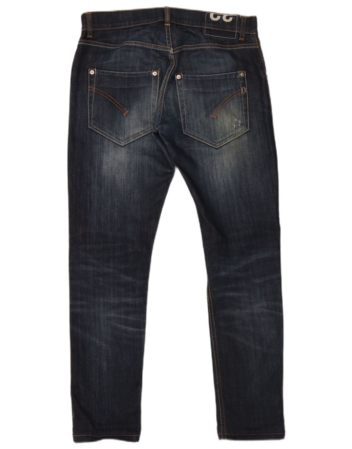 Dondup Męskie Sam Skinny Jeans W32 L29 Granatowa bawełna