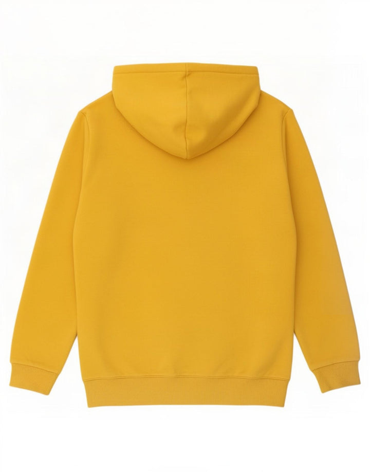 Męski sweter z kapturem Reebok, średni żółty, bawełniany