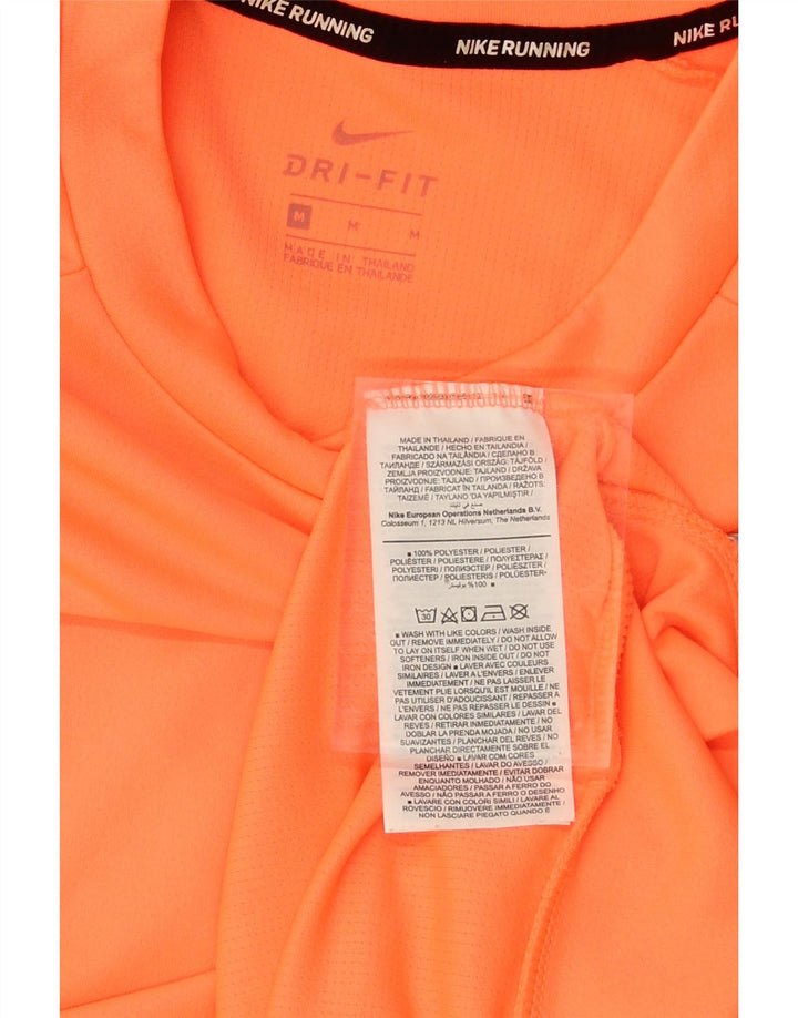 NIKE Womens Sweatshirt Jumper UK 14 Medium Orange Polyester Vintage Nike and Second-Hand Nike from Messina Hembry 
