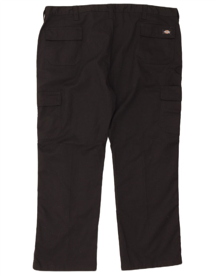 Męskie proste spodnie cargo Dickies W46 L30 Czarny poliester