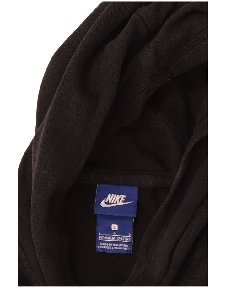 Chłopięcy sweter z kapturem Nike 12-13 lat, duży, czarny