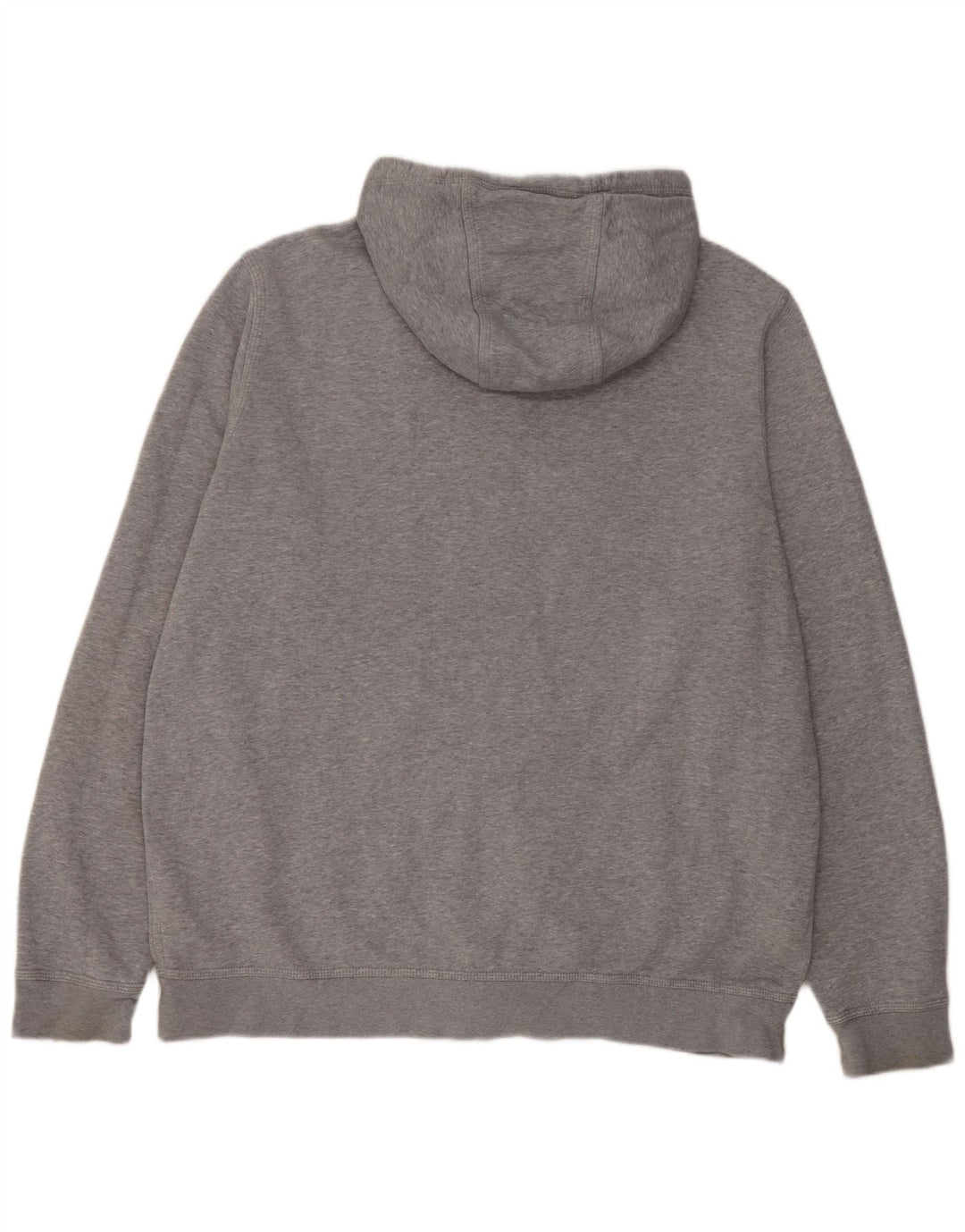 Męski sweter z kapturem i zamkiem Nike, 2XL, szara bawełna