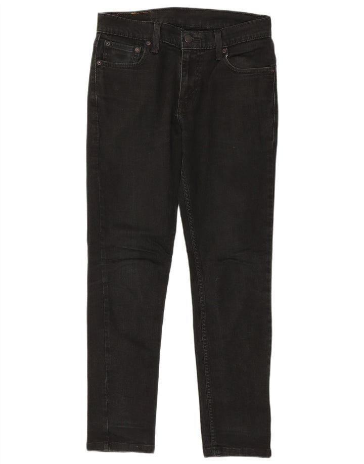 Męskie jeansy Levi's 511 Slim W30 L29 Czarna bawełna