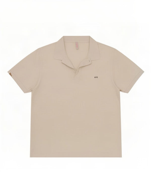Męska koszulka polo Sun68 2XL, biała bawełna