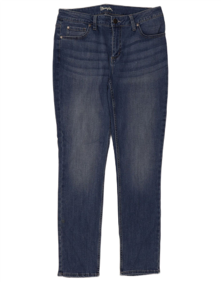 Damskie jeansy Wrangler US 10 Large W30 L29 Niebieskie bawełniane