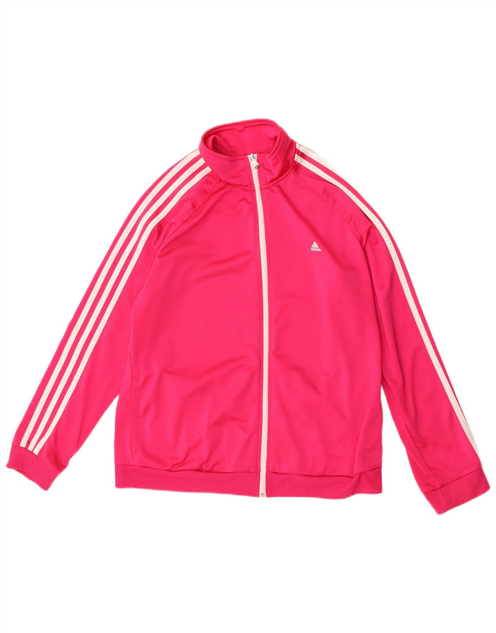 Damska kurtka dresowa Adidas UK 20/22 XL Różowy poliester