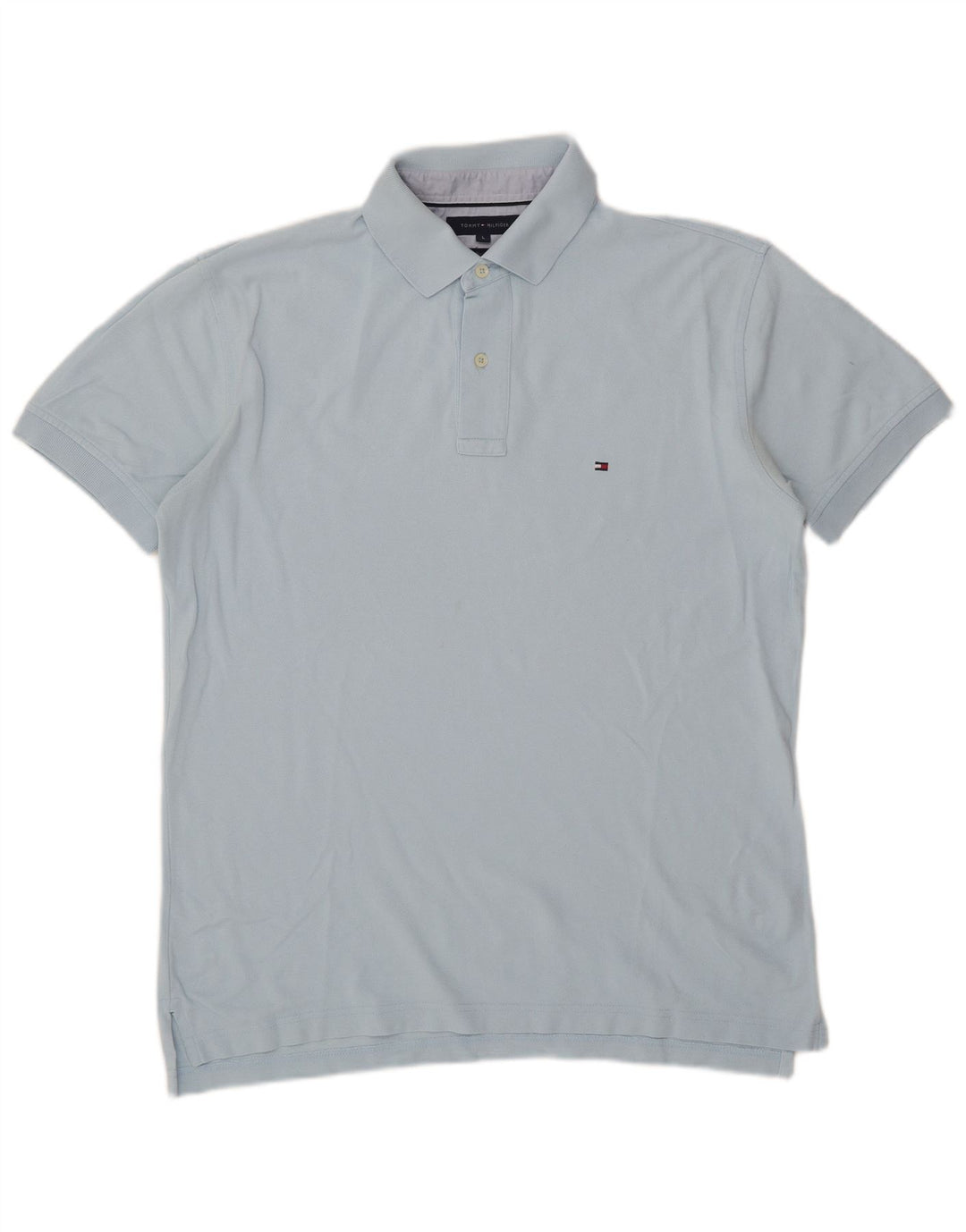 Męska koszulka polo Tommy Hilfiger, duża niebieska