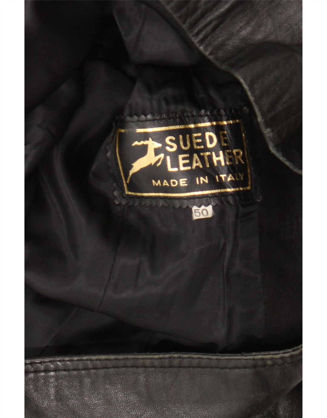 Vintage damska kurtka skórzana IT 50 XL czarna skóra