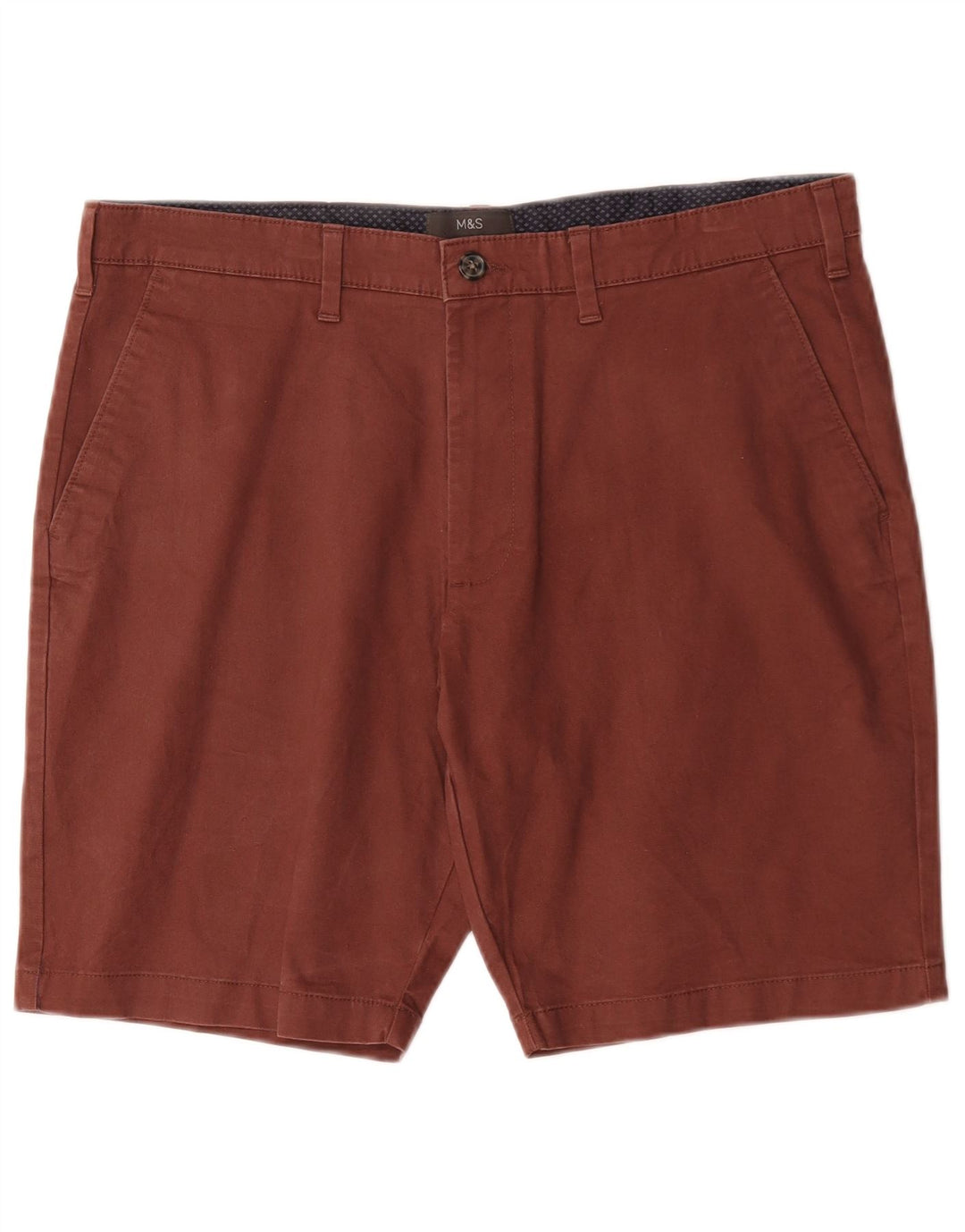 Męskie spodenki Chino Marks & Spencer W36, duże, brązowe, bawełniane