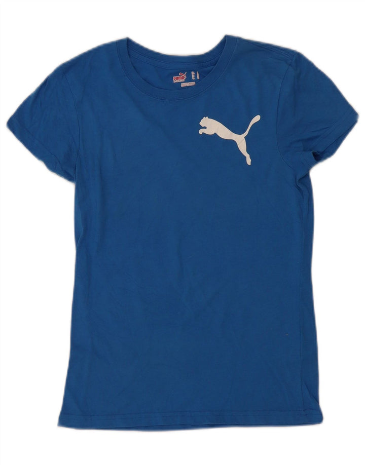 Damska koszulka z grafiką PUMA Top UK 10 Small Blue