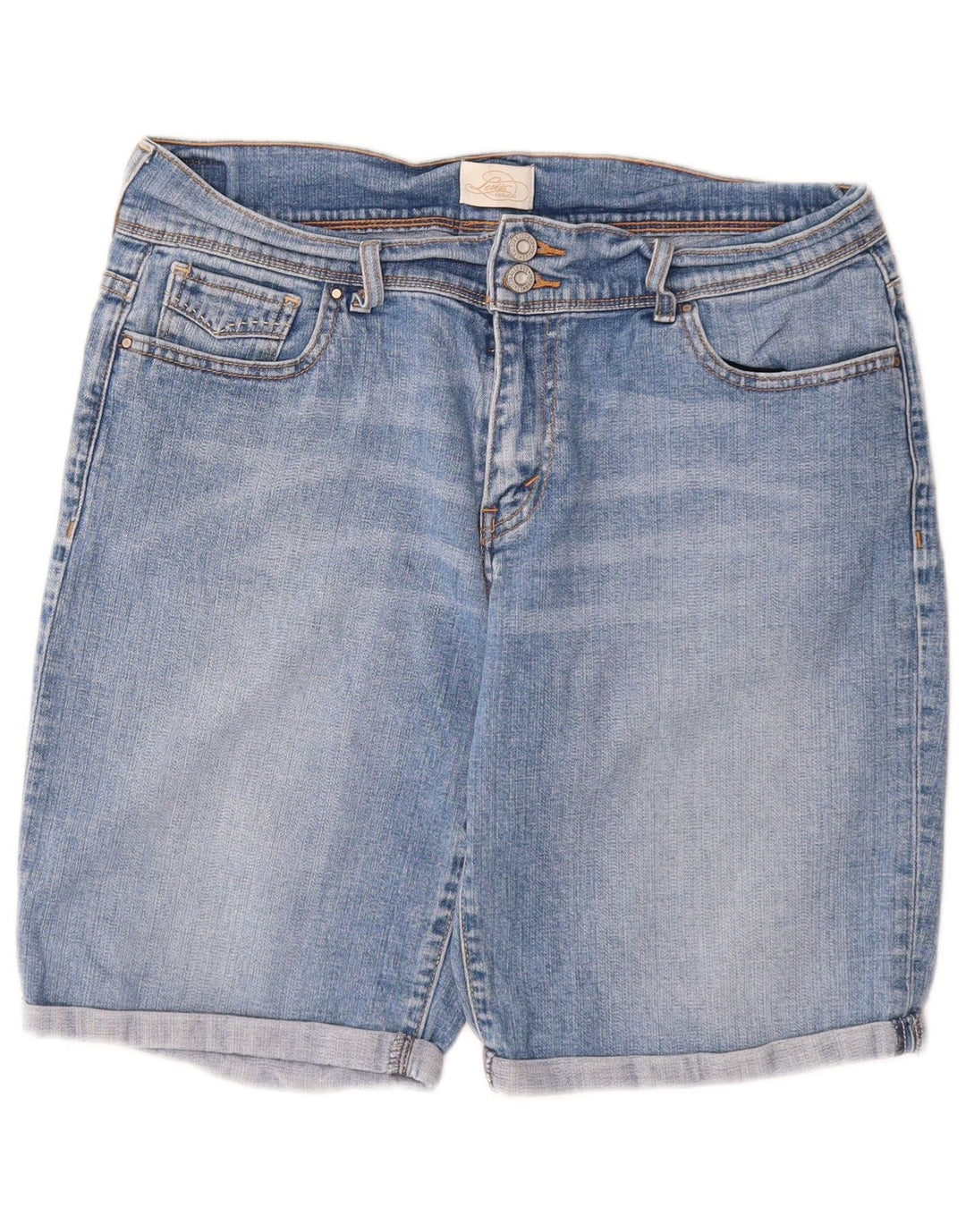 Damskie spodenki jeansowe LEVI'S 515 Bermudy W32, duże, niebieskie
