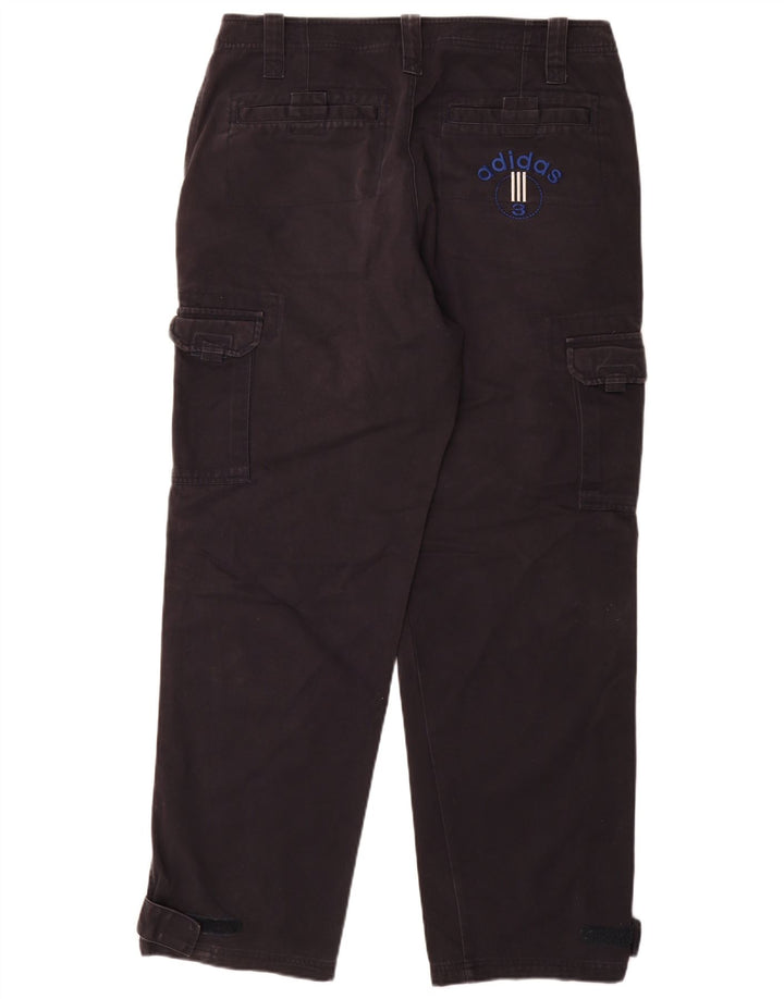Adidas Męskie Proste Spodnie Cargo Średnie W32 L32 Granatowe Bawełniane