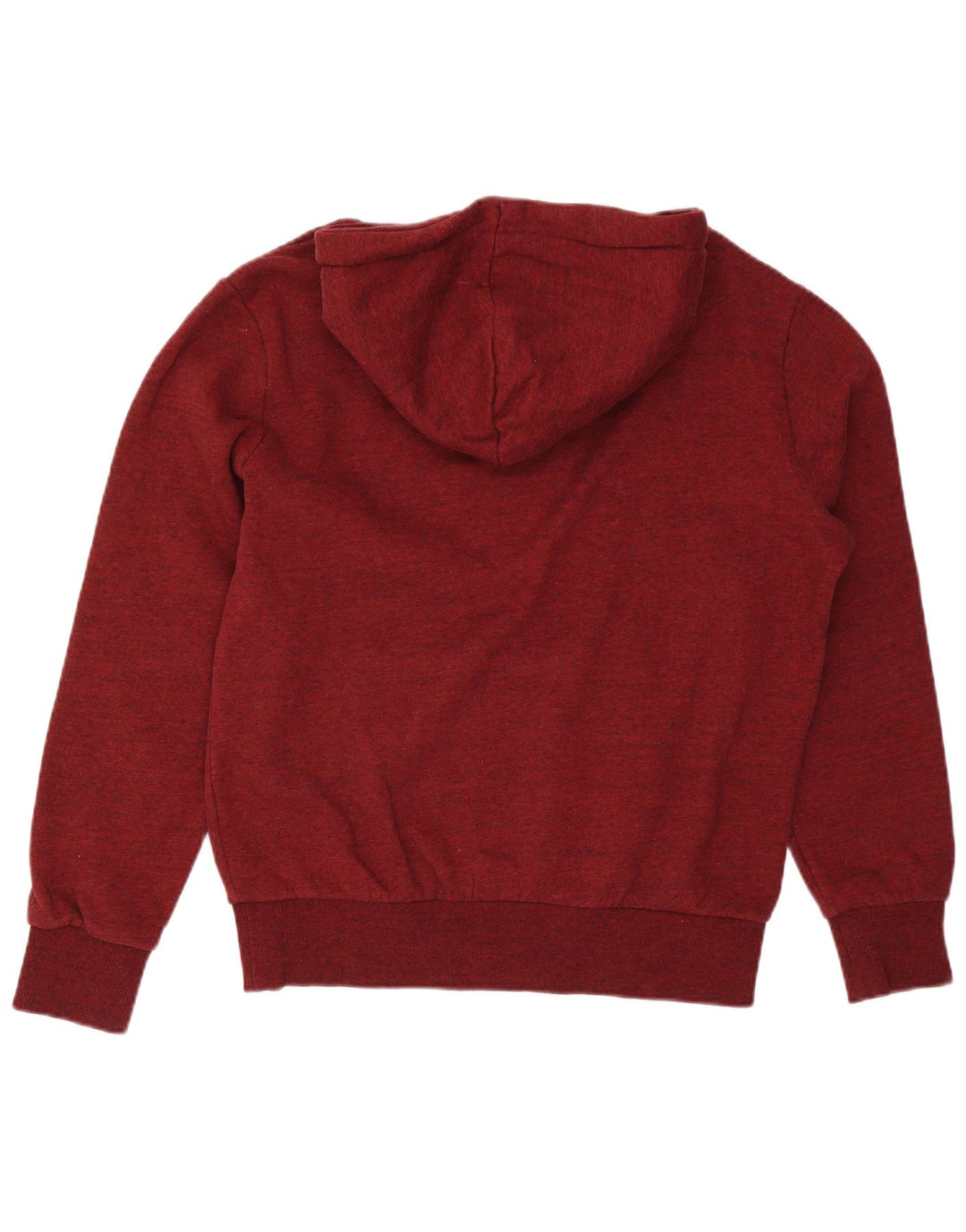 Męski sweter z kapturem Superdry z grafiką XL, bordowy poliester