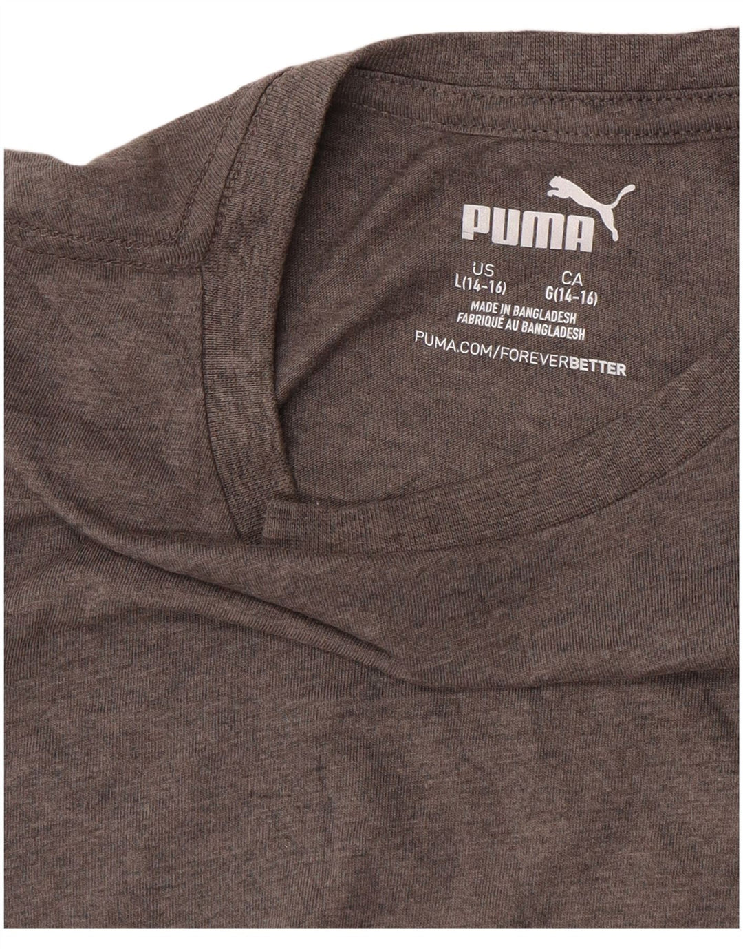 Chłopięcy T-shirt z grafiką PUMA, rozmiar 14-15 lat, duży, szary