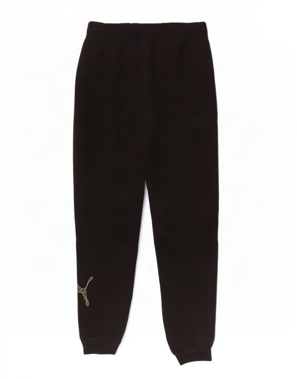 Damskie spodnie dresowe Puma Graphic Joggers UK 14, duże, czarne, bawełniane
