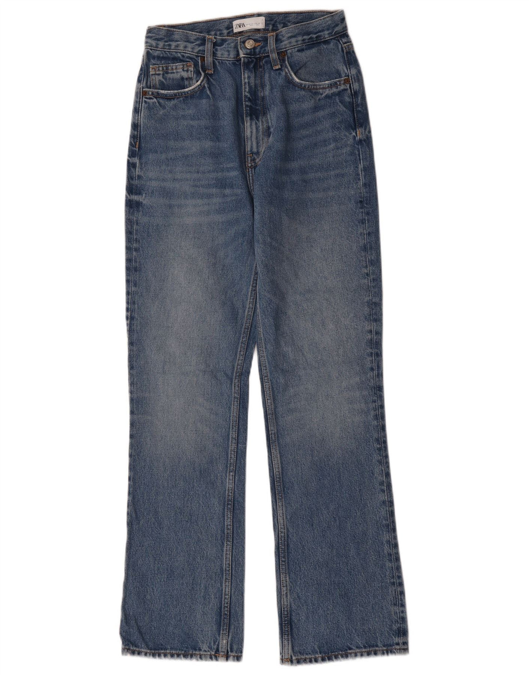 Jeansy damskie Bootcut Zara EU 34 2XS W24 L30 Niebieskie