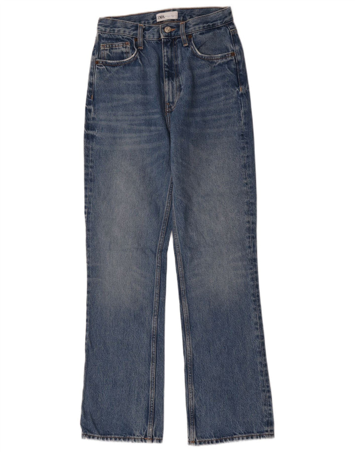 Jeansy damskie Bootcut Zara EU 34 2XS W24 L30 Niebieskie