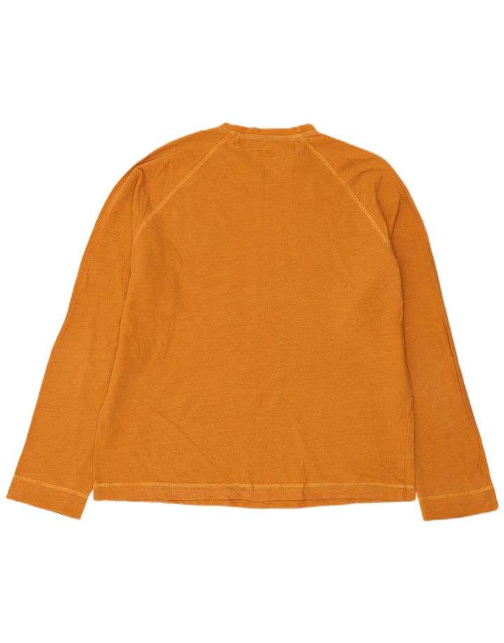 STEFANEL Bluza Męska Sweter XL Pomarańczowa Bawełniana