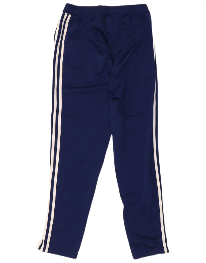 Męskie spodnie dresowe Adidas, małe, granatowe, poliestrowe