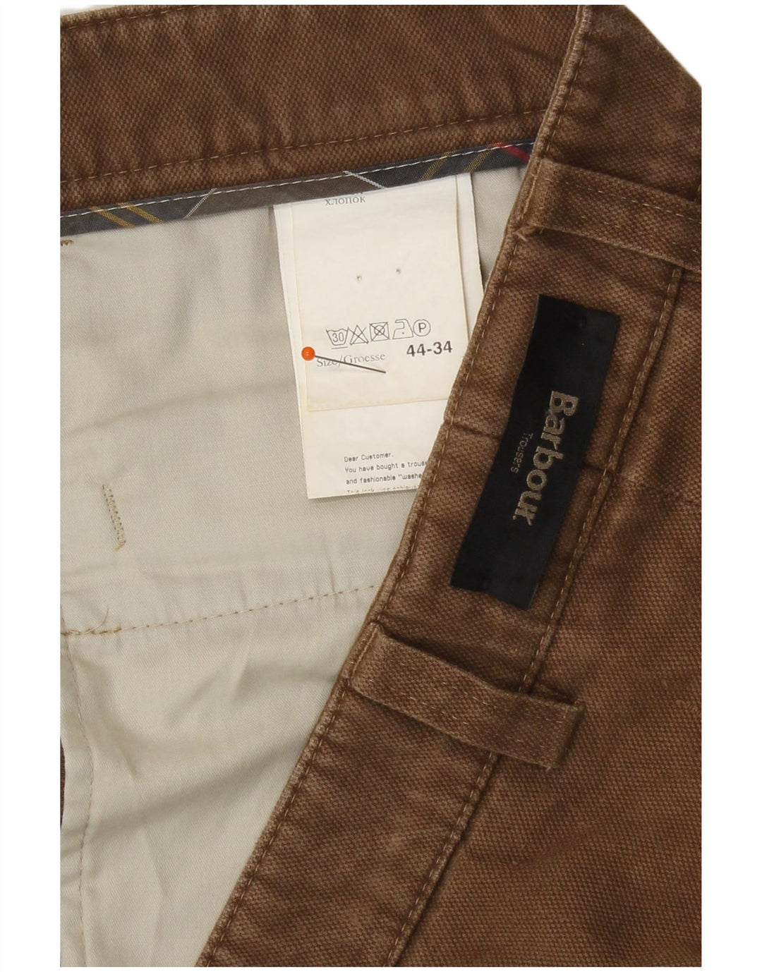 Spodnie męskie Barbour Straight Suit W44 L31 Beżowe