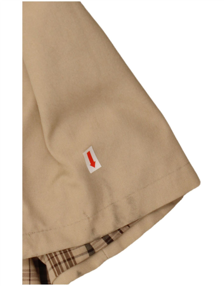 SALCO Womens Trench Coat UK 8 Small Beige Polyester