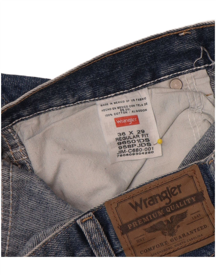 Męskie proste dżinsy Wrangler W36 L29 o regularnym kroju