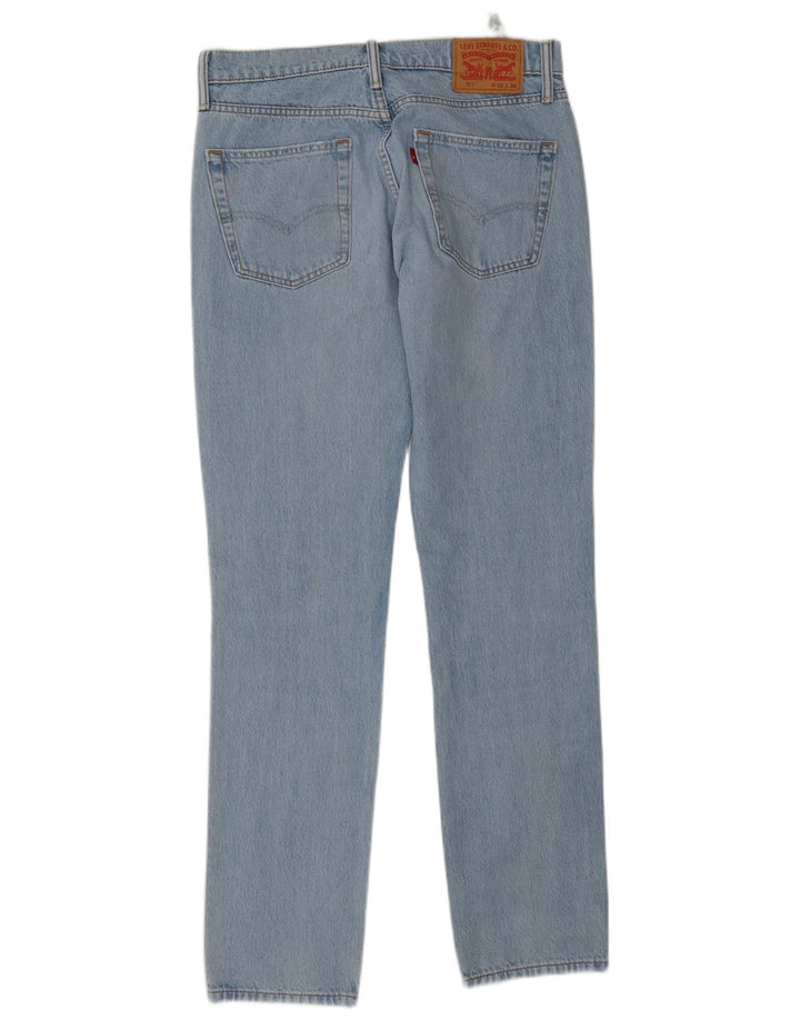Męskie jeansy Levi's 511 Slim W32 L34 Niebieska bawełna
