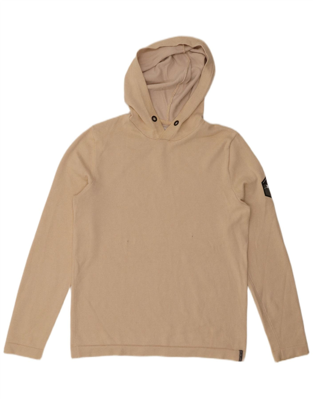 Męski sweter z kapturem JACK & JONES, średni beż