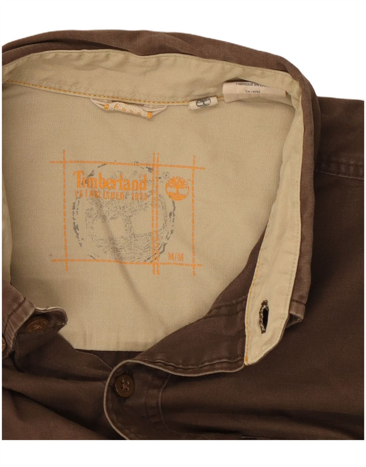 Koszula męska Timberland, średni brąz