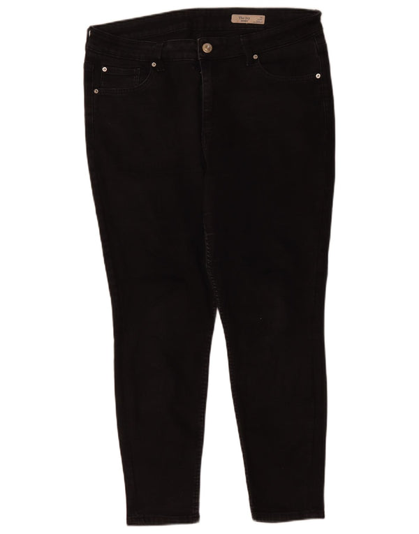 Marks & Spencer Damskie The Ivy Skinny Jeans UK 16 Duże W32 L26 Czarne
