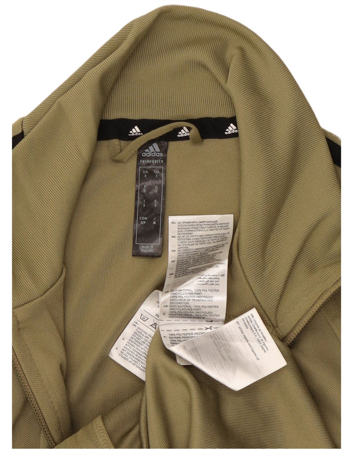 Męska kurtka dresowa ADIDAS Aeroready, mała, z poliestru w kolorze khaki